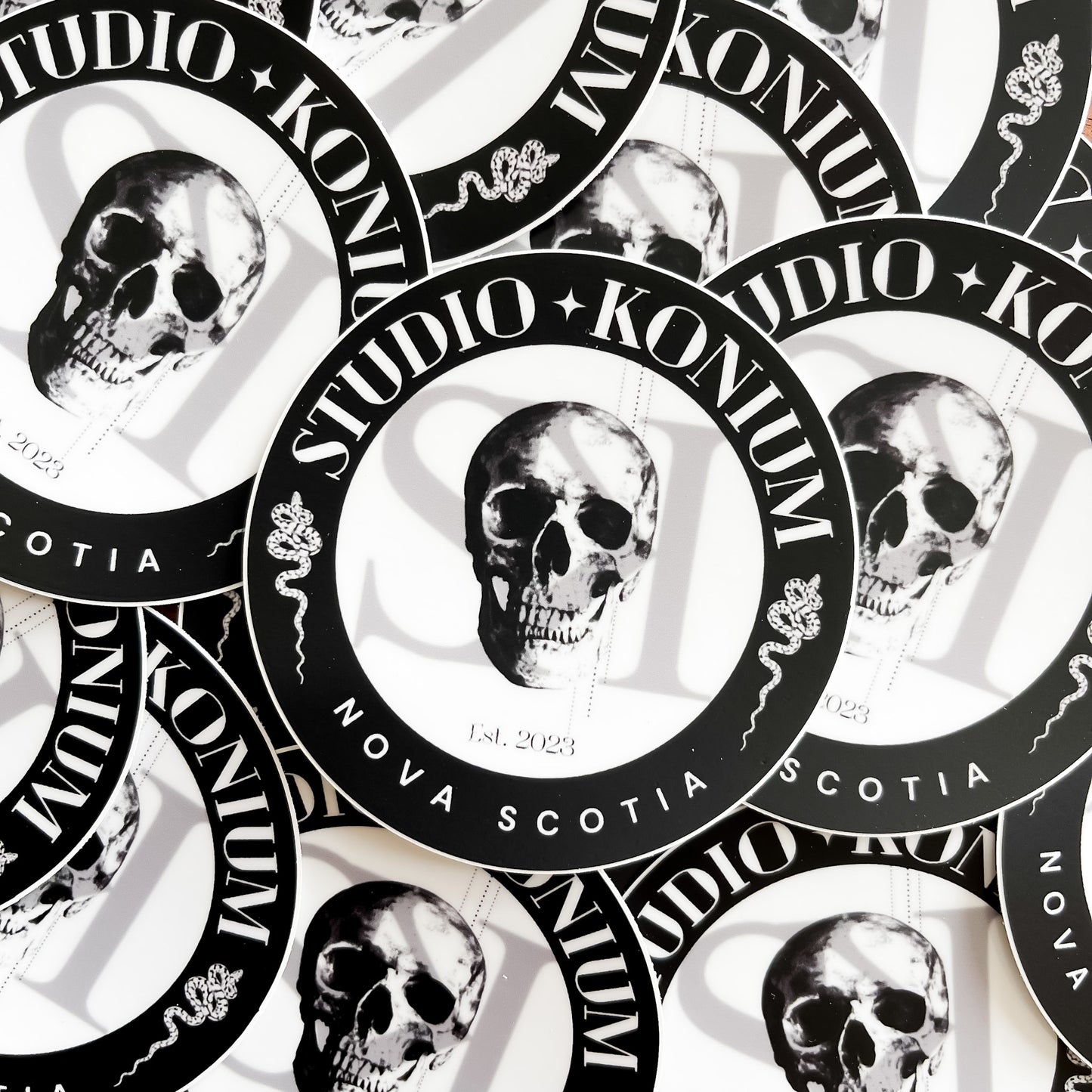 SK Nova Scotia Round Sticker