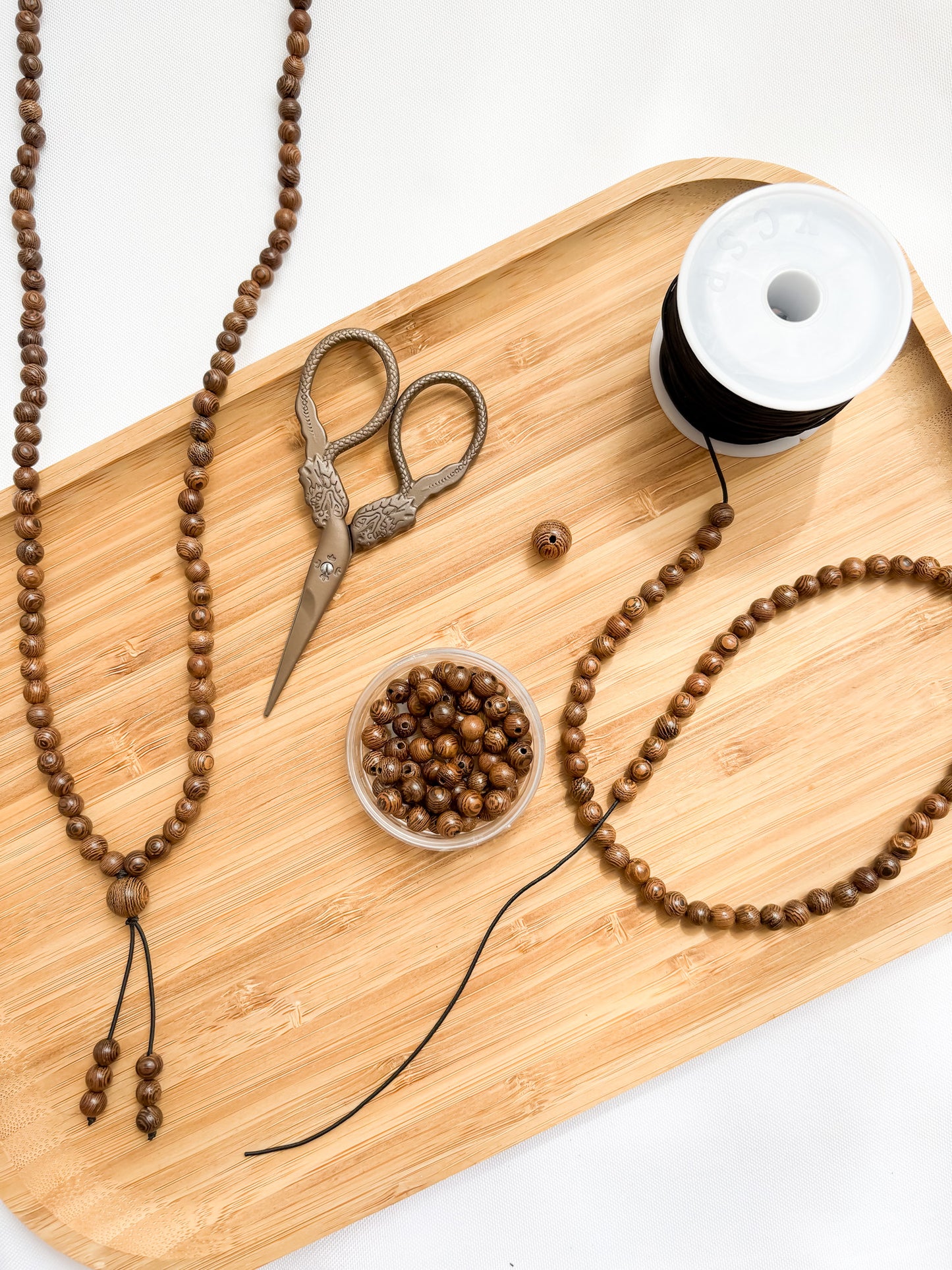 II. Wood Mala Necklace