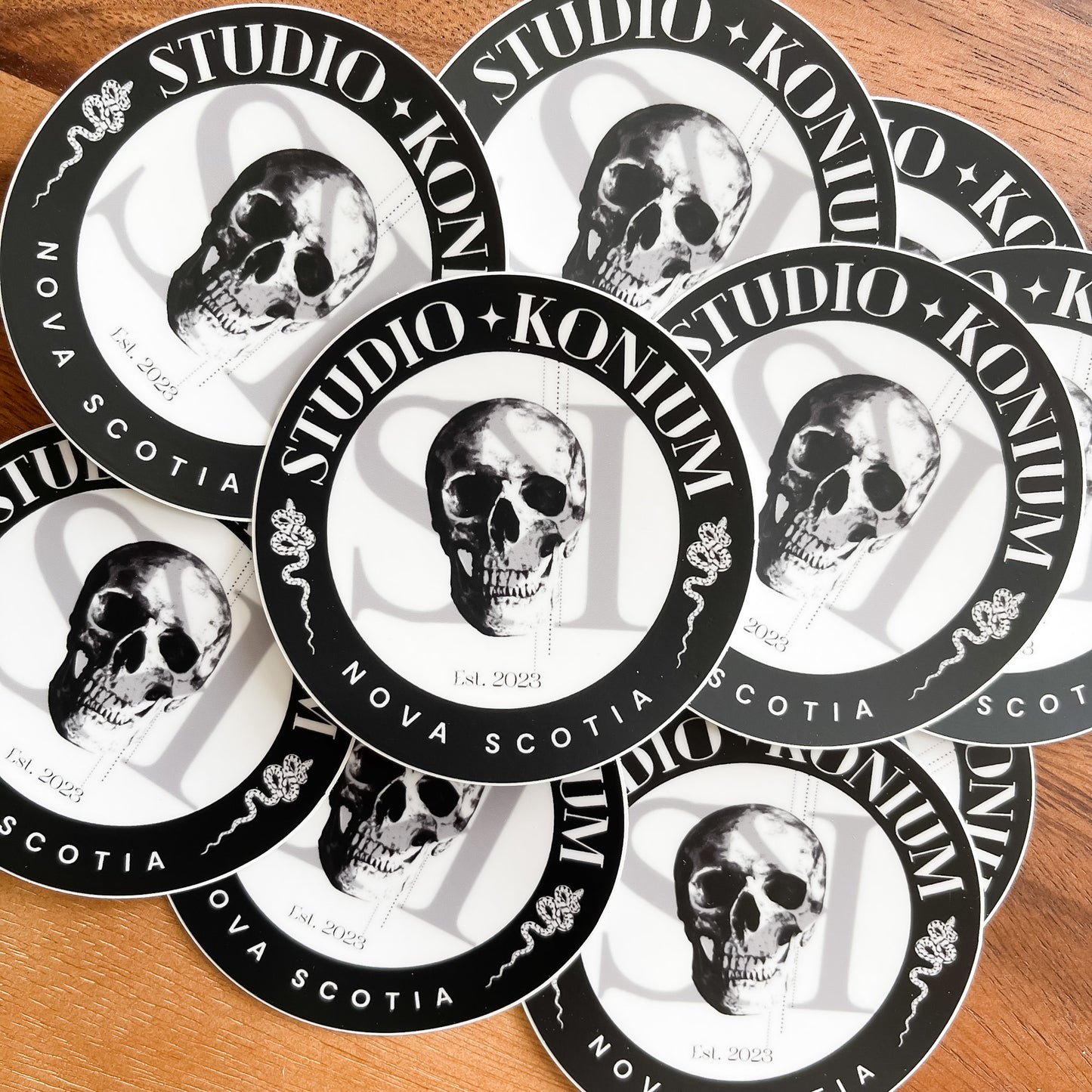 SK Nova Scotia Round Sticker