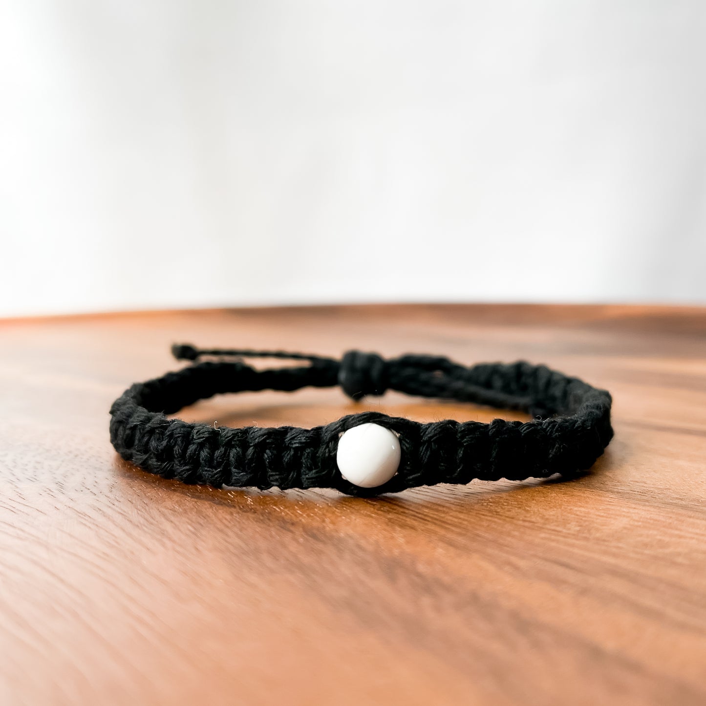 XII. Macrame Bracelet with White Howlite