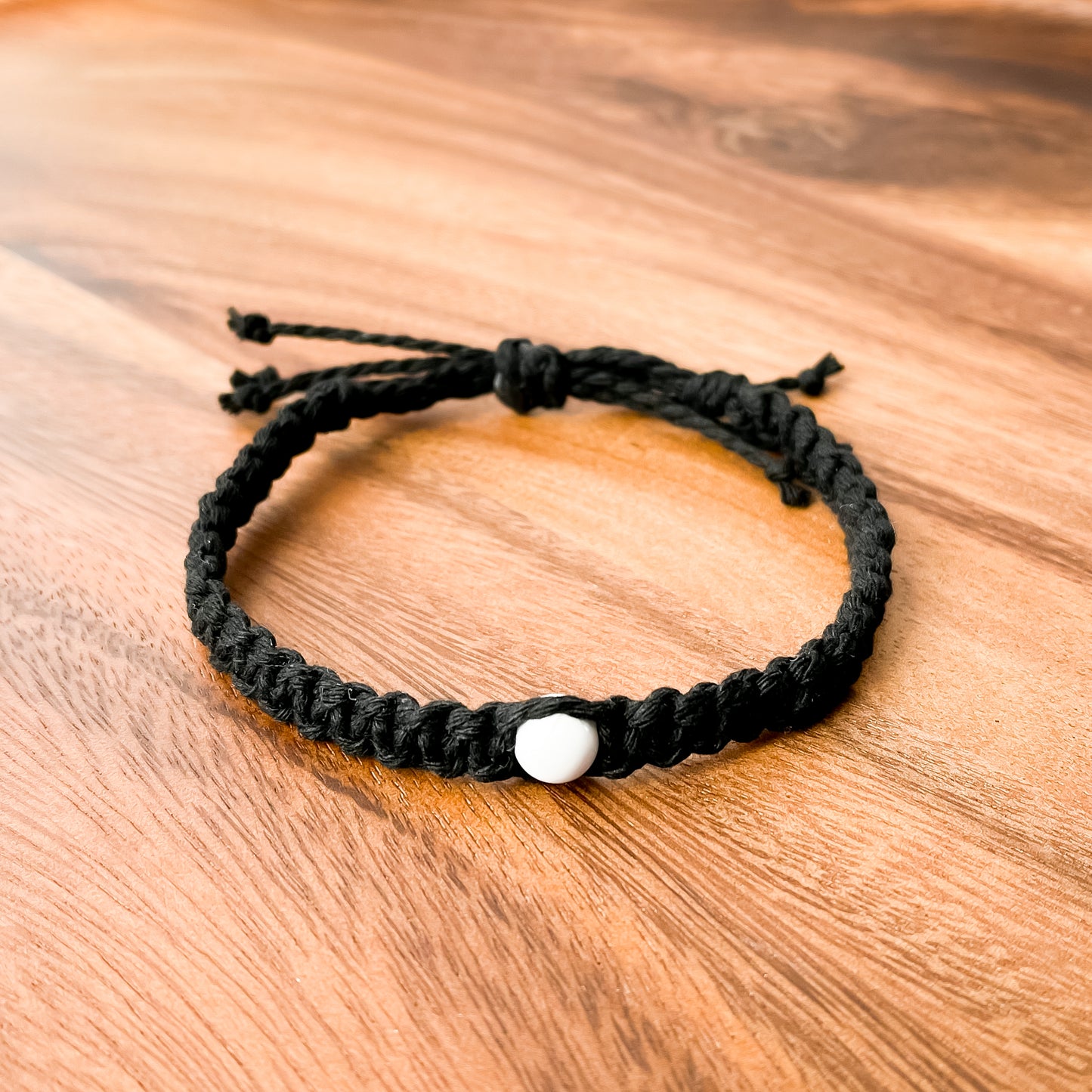 XII. Macrame Bracelet with White Howlite