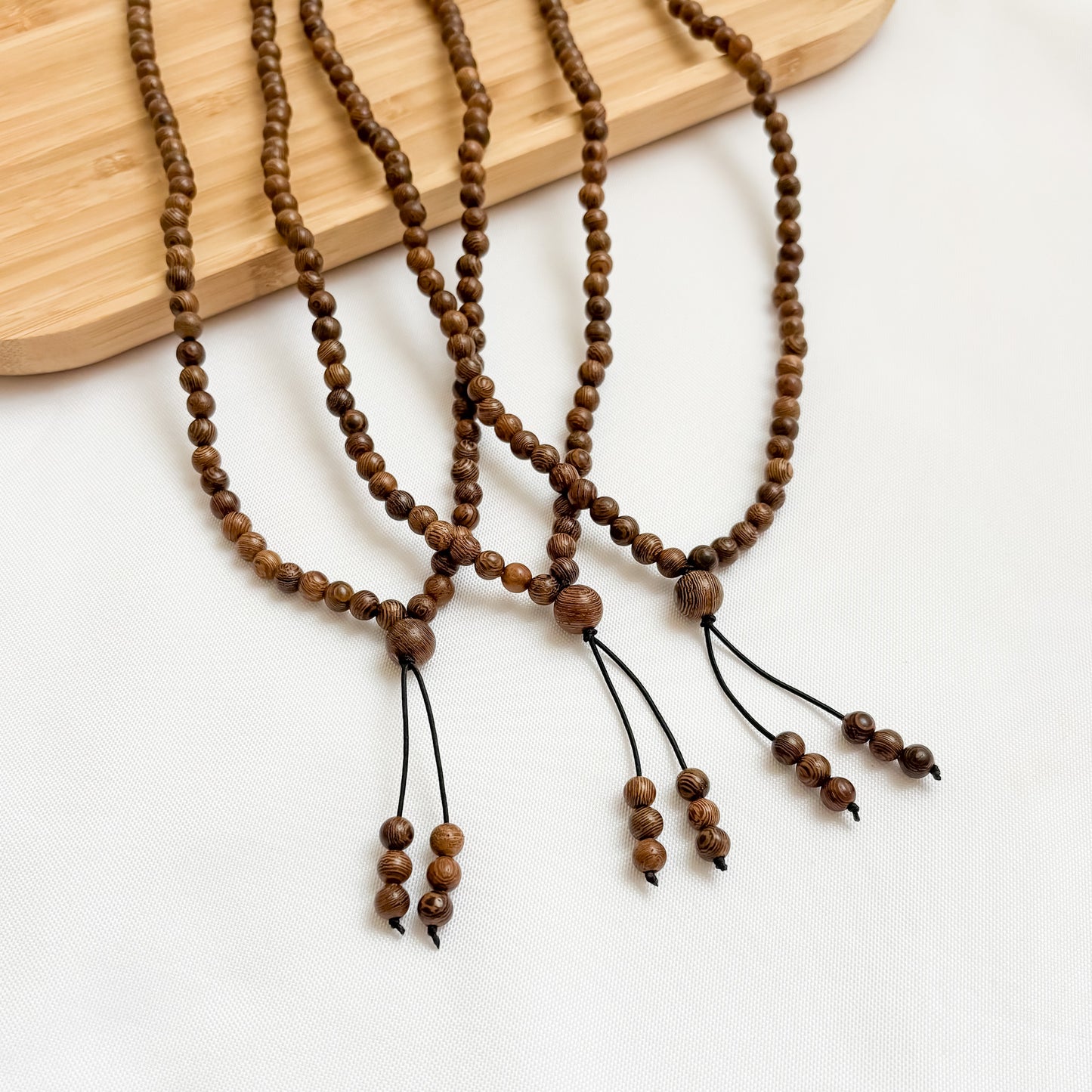 II. Wood Mala Necklace